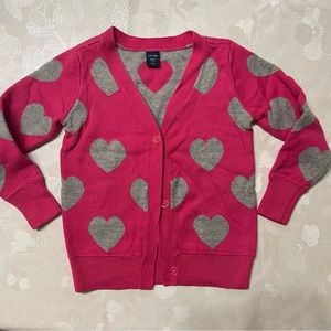 Gap heart cardigan